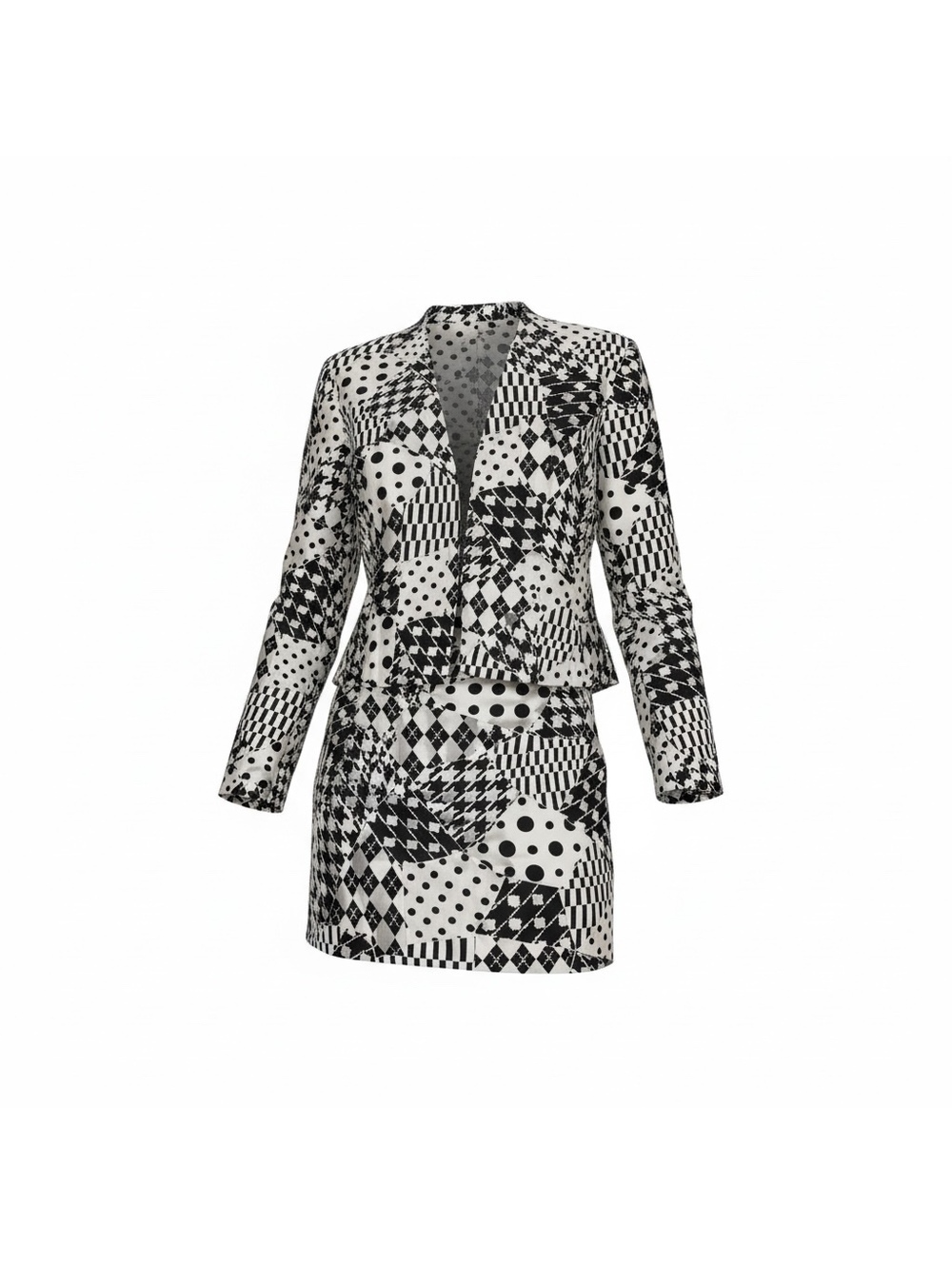 Cache Vintage Silk Suit